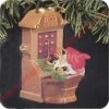 1991 Santas Hot Line - BLINKING Lights -Hallmark MAGIC Ornaments Shop qlx7159