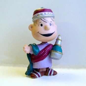 Peanuts Nativity - Linus As, A Wise Man - Peanuts Gallery Figurine 3 Peanuts Nativity - Linus As, A Wise Man - Peanuts Gallery Figurine