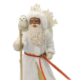 2015 Father Christmas - Afr/Am *Damaged Box -Hallmark MAGIC Ornaments Shop qsm7767a