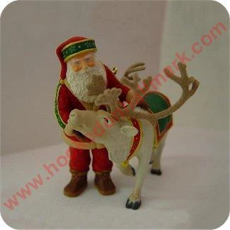 1998 Santas Deer Friend RARE Colorway REPAINT 3 1998 Santas Deer Friend RARE Colorway REPAINT