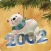 2002 Cool Decade #3 - Polar Bear -Hallmark MAGIC Ornaments Shop qx8016