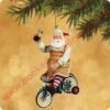 2002 Toymaker Santa #3 - On Bicycle *Hard To Find 1 2002 Toymaker Santa #3 - On Bicycle *Hard To Find -Hallmark MAGIC Ornaments Shop qx8096