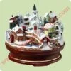 2004 Joyful Christmas Village, Music & Motion - MIB -Hallmark MAGIC Ornaments Shop qxc4007