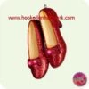 2005 Ruby Slippers - LIGHTED *Slightly Damaged Box -Hallmark MAGIC Ornaments Shop qxc5004