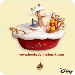 2006 Swooshing Through The Snow *Sound & Windup Motion *Damaged Box