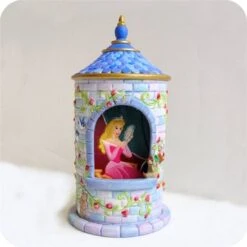 2006 Princess Tower - Rotates To See Different Princesses - Lighted -Hallmark MAGIC Ornaments Shop qxd8373f