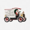 2013 Here Comes Santa Santa's Overnight Delivery -Hallmark MAGIC Ornaments Shop qxe3772
