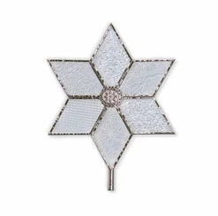 2011 Christmas Star Glass Tree Topper