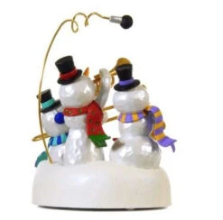2009 Snowman Band - MAGIC LIGHT & MUSIC -Hallmark MAGIC Ornaments Shop qxg6032r