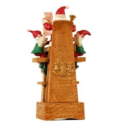 2009 Santa's Jolly Workshop - Light/Sound/Motion *No Box -Hallmark MAGIC Ornaments Shop qxg6035r