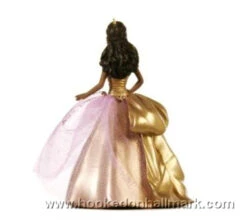 2009 Celebration Barbie - African American -Hallmark MAGIC Ornaments Shop qxi1352r