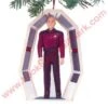 1995 Captain Jean Luc Picard, Star Trek *Damaged Box -Hallmark MAGIC Ornaments Shop qxi5737