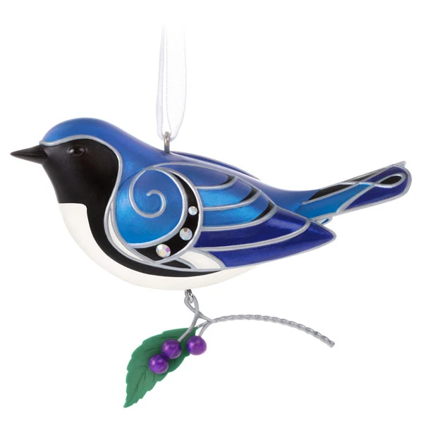 2020 Beauty Of Birds #16 Black Throated Blue Warbler *Damaged Box 3 2020 Beauty Of Birds #16 Black Throated Blue Warbler *Damaged Box