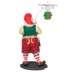 2023 Toymaker Santa #24 * SHIP JULY 17 -Hallmark MAGIC Ornaments Shop santa with drone keepsake ornament 1999qxr8047 06