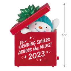 2023 Smiles Across The Miles MAGIC * SHIPS JULY 17 7 2023 Smiles Across The Miles MAGIC * SHIPS JULY 17 -Hallmark MAGIC Ornaments Shop snowman in red present keepsake ornament 2499qgo2619 03