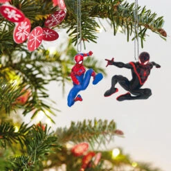 2023 Spiderman And Miles Morales *MINIATURE Set Of 2 * SHIPS JULY 17 13 2023 Spiderman And Miles Morales *MINIATURE Set Of 2 * SHIPS JULY 17 -Hallmark MAGIC Ornaments Shop spiderman miles morales keepsake ornaments 1999qxm9337 03