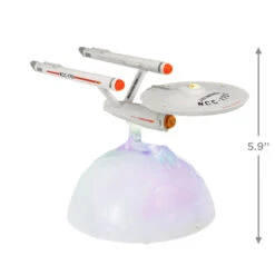 2023 Star Trek USS Enterprise NCC-1701 Tree Topper - *Magic * Ships OCT 16 7 2023 Star Trek USS Enterprise NCC-1701 Tree Topper - *Magic * Ships OCT 16 -Hallmark MAGIC Ornaments Shop star trek starship enterprise keepsake decoration 1qfm3947 03