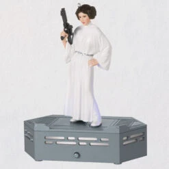 Hallmark MAGIC Ornaments Shop 10 2022 Star Wars Princess Leia Organa Storyteller - Interactive Magic
