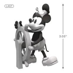 2021 Disney Mickey's Movie Mousterpieces #10/FINAL Steamboat Willie -Hallmark MAGIC Ornaments Shop steamboat