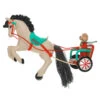 2023 Pony For Christmas #26 * SHIPS JULY 17 -Hallmark MAGIC Ornaments Shop teddy bear in horse chariot keepsake ornament 1799qxr8039 01