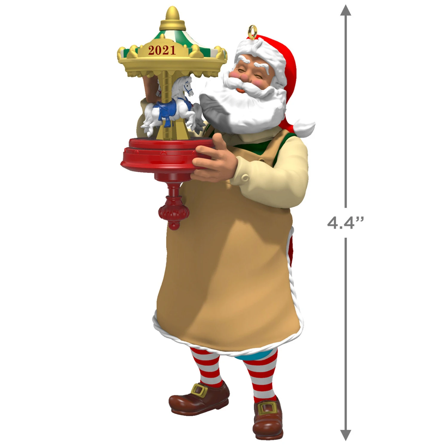 2021 Toymaker Santa #22 - With Carousel *Slightly Damaged Box 4 2021 Toymaker Santa #22 - With Carousel *Slightly Damaged Box - Image 2