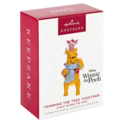 2023 Disney Winnie The Pooh Trimming The Tree Together *Ships JULY 17 -Hallmark MAGIC Ornaments Shop winnie the pooh and piglet keepsake ornament 1899qxd6549 04