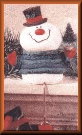 1995 Snowman Stocking Hanger